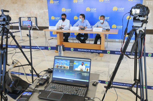 Coletiva sobre as ações do GDF no combate à covid-19