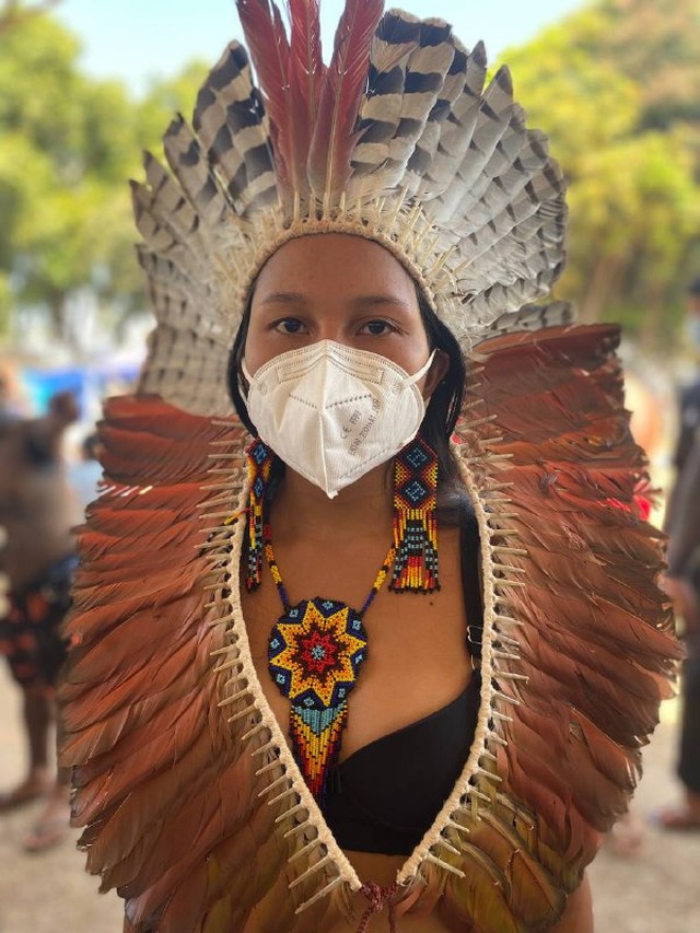 Mulheres indígenas iniciam marcha por direitos em Brasília