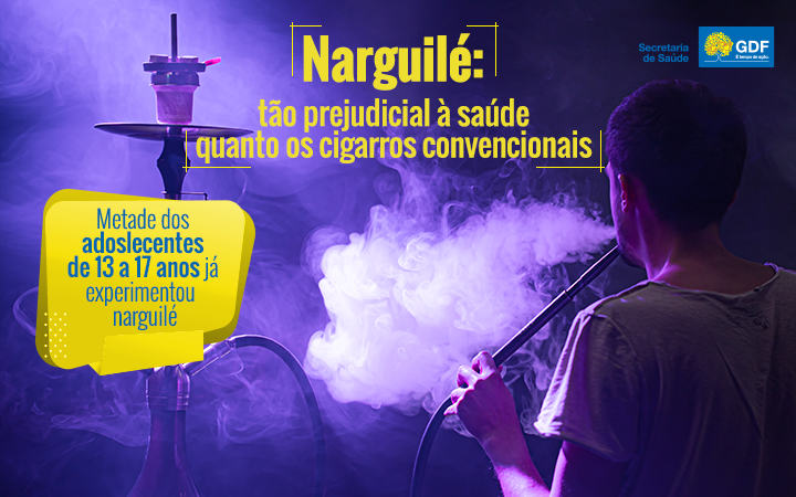 Metade dos adolescentes até 17 anos já usou narguilé – Agência Brasília
