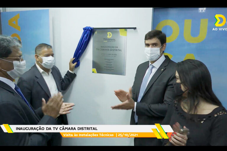 CLDF inaugura a TV Câmara Distrital, primeira emissora aberta do Legislativo local