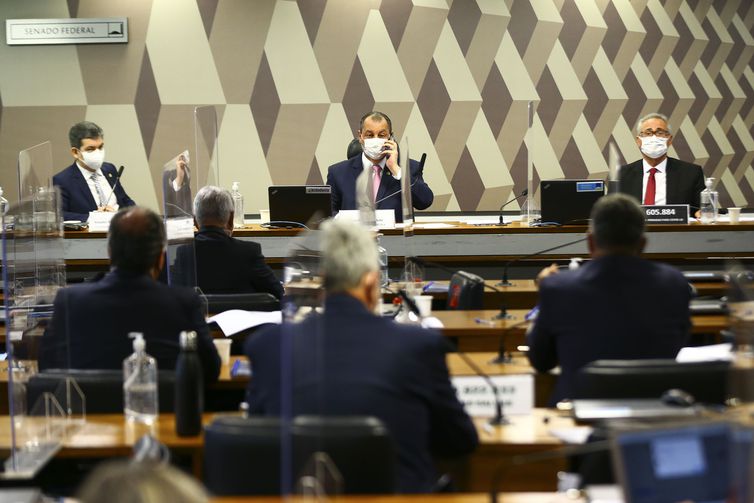 Sessão para votação do relatório da CPI da Pandemia.