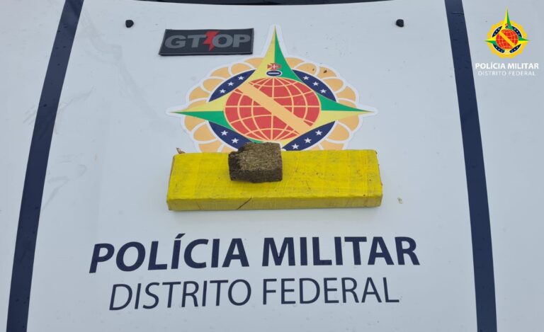 PMDF prende traficante com 1 quilo de maconha no Paranoá