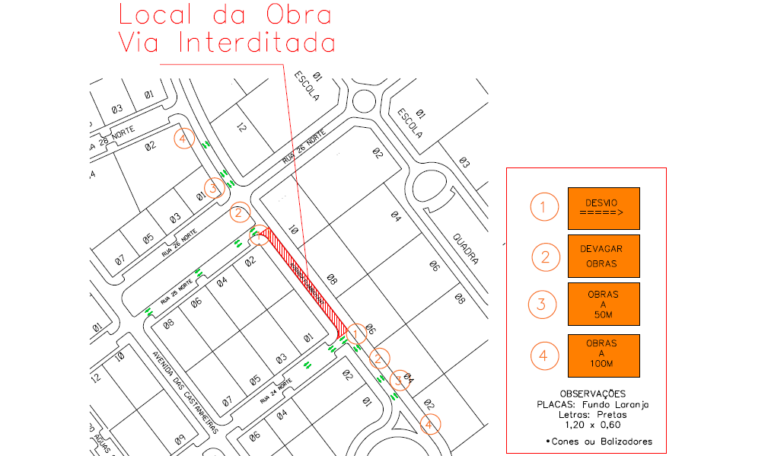 Trânsito muda na Avenida Flamboyant, em Águas Claras, nesta quarta-feira (29) – Departamento de Trânsito