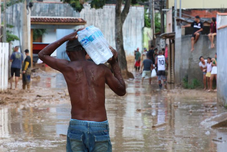 São Sebastião (SP), 20-02-2023, Desmoronamento causado pelas chuvas no bairro Itatinga, conhecido como Topolândia, no litoral norte de São Paulo. Foto: Rovena Rosa/Agência Brasil