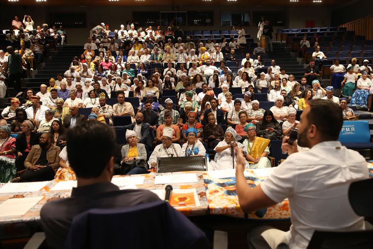 Brasília (DF), 13/04/2023 – Lançamento da Frente Parlamentar em Defesa e Proteção dos Povos e Comunidades Tradicionais de Matriz Africana e das Religiões de Matriz Africana. Foto Valter Campanato/Agência Brasil.