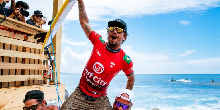 Surfe: Filipe Toledo vence etapa de El Salvador do Circuito Mundial
