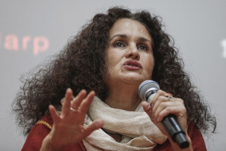 São Paulo (SP) 22/07/2023 - Conferencia “O Direito Coletivo na Lei do Patrimônio Cultural dos Povos e Comunidades Indígenas e Afro-Mexicana com a artista e senadora mexicana Susana Harp.
Foto: Paulo Pinto/Agência Brasil
