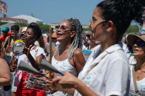 Rio de Janeiro (RJ), 17/09/2023 – Praia de Copacabana recebe a 16ª Caminhada em Defesa da Liberdade Religiosa. Foto: Tomaz Silva/Agência Brasil