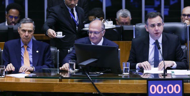 Brasília (DF) 05/10/2023  Congresso Nacional realiza sessão solene para comemorar os 35 anos da Constituição brasileira, promulgada em 1988. Foto Lula Marques/ Agência Brasil