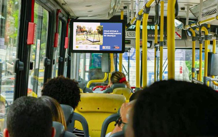 Rio de Janeiro (RJ) 24/12/2023 - Rio faz campanha em ônibus para prevenir desaparecimento de crianças
Foto: Prefeitura Rio de Janeiro/Divulgação