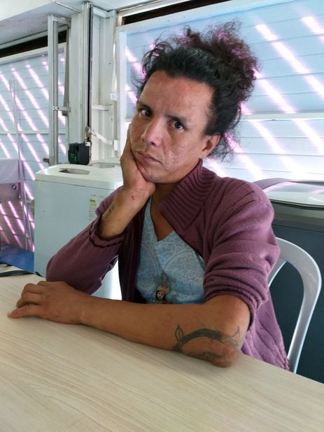 São Paulo (SP), 19.01.2024 - Trans Egressas Sistema Prisional - Rafaeli Sá Ravache parou o tratamento hormonal, quer trocar o nome nos documentos e dorme em albergue em São Bernardo do Campo. Foto: Eduardo Reina/Agência Brasil